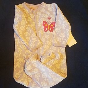 Onesie Sleeper, Sweet & Soft, 6/9 months